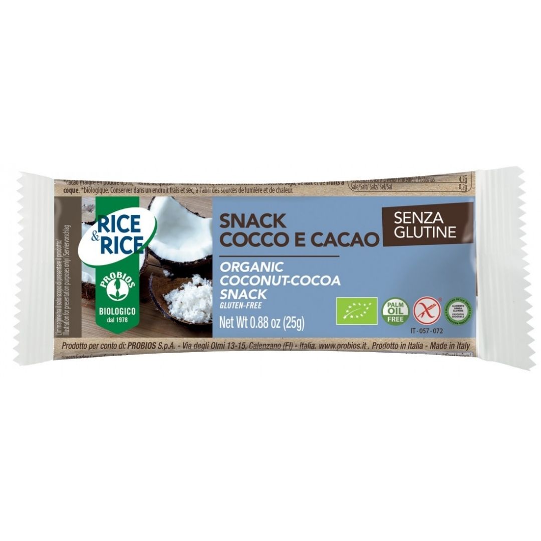 SNACK DI RISO COCCO E CACAO